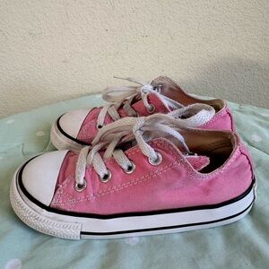 Converse pink sneakers toddler size 9